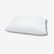 White vintex pillow on a white background