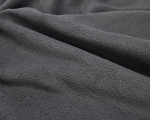 Grey polar fleece blanket